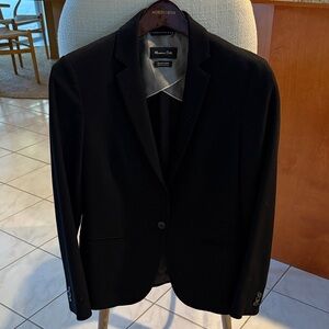 Massimo Dutti Classic Black Blazer